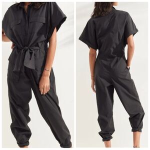 Unsubscribed Desert Jumpsuit Coveralls Womens Size 8 Tie Waist Relaxed